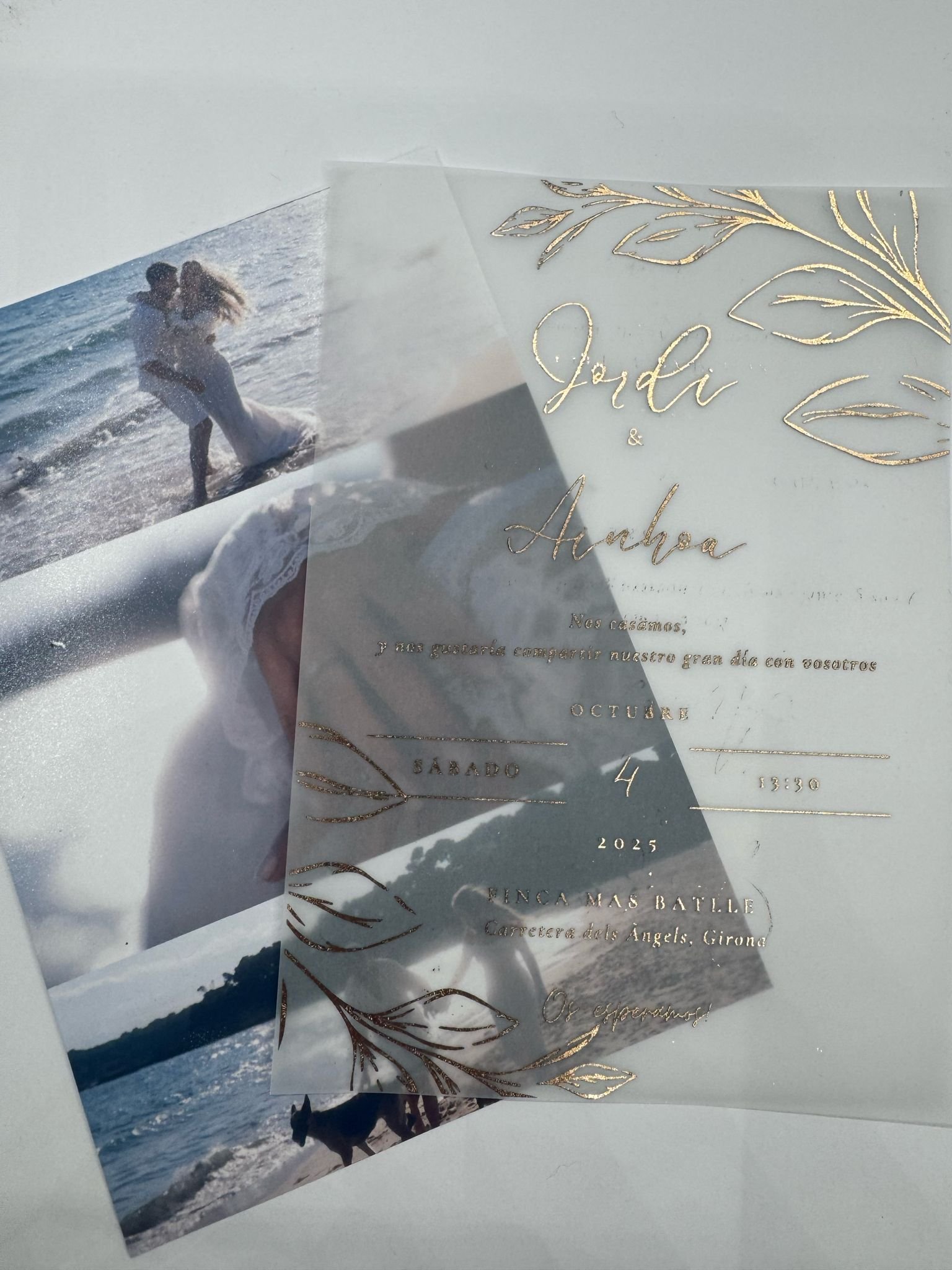 Tarjetas Boda Ainhoa y Jordi
