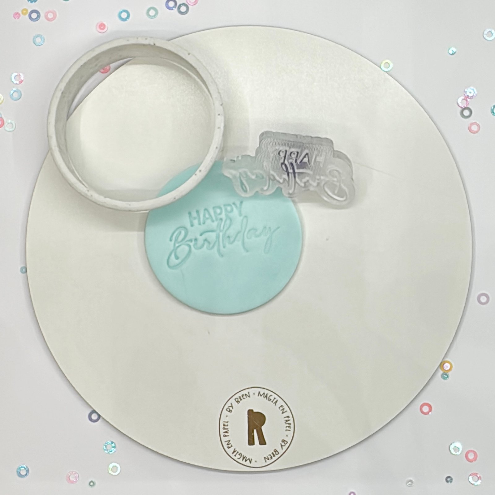 Sello Metacrilato "HAPPY Birthday"