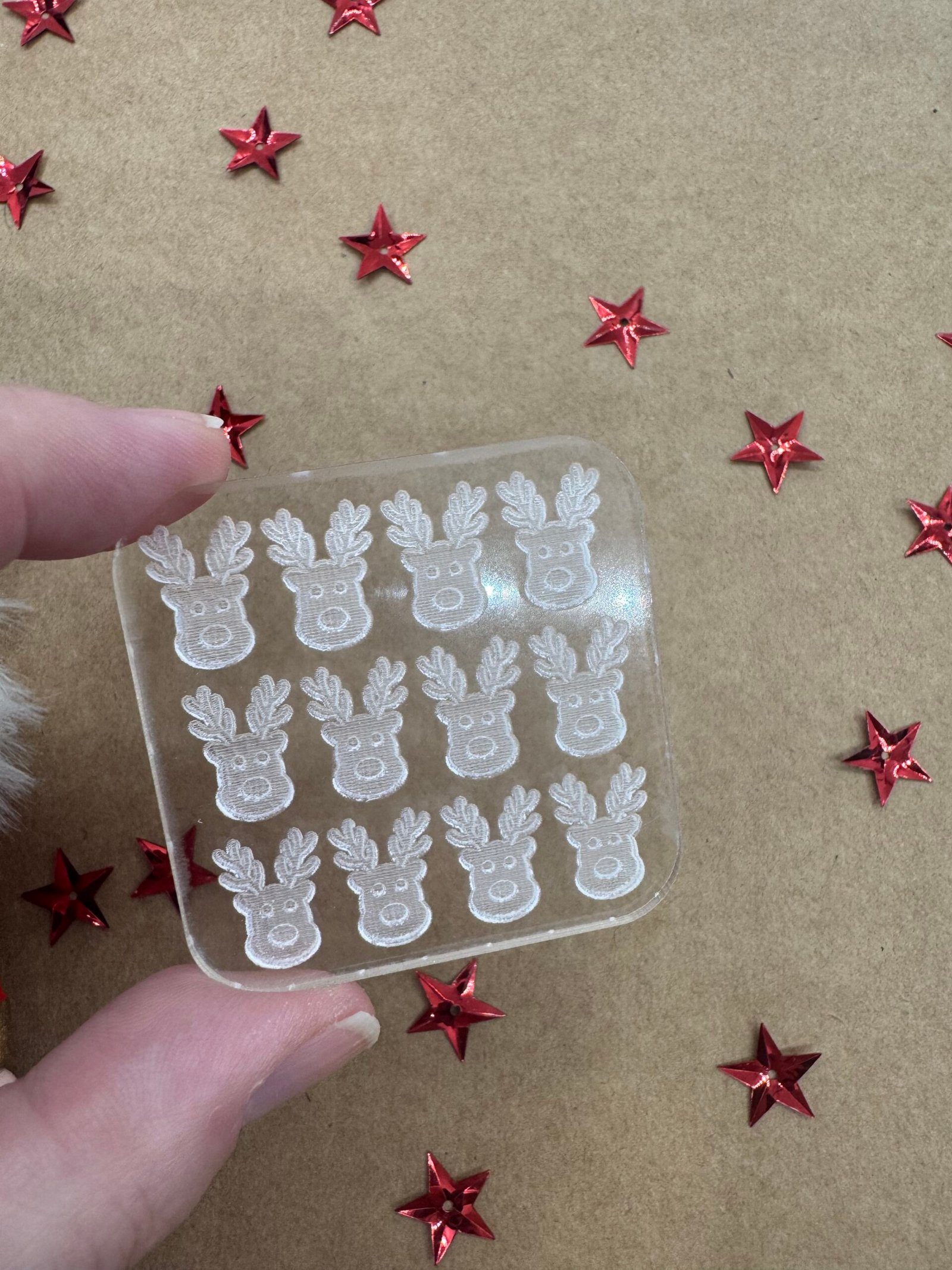 Moldes para SPRINKLES navideños (Pack de 5 + kit desmoldar) - Imagen 16