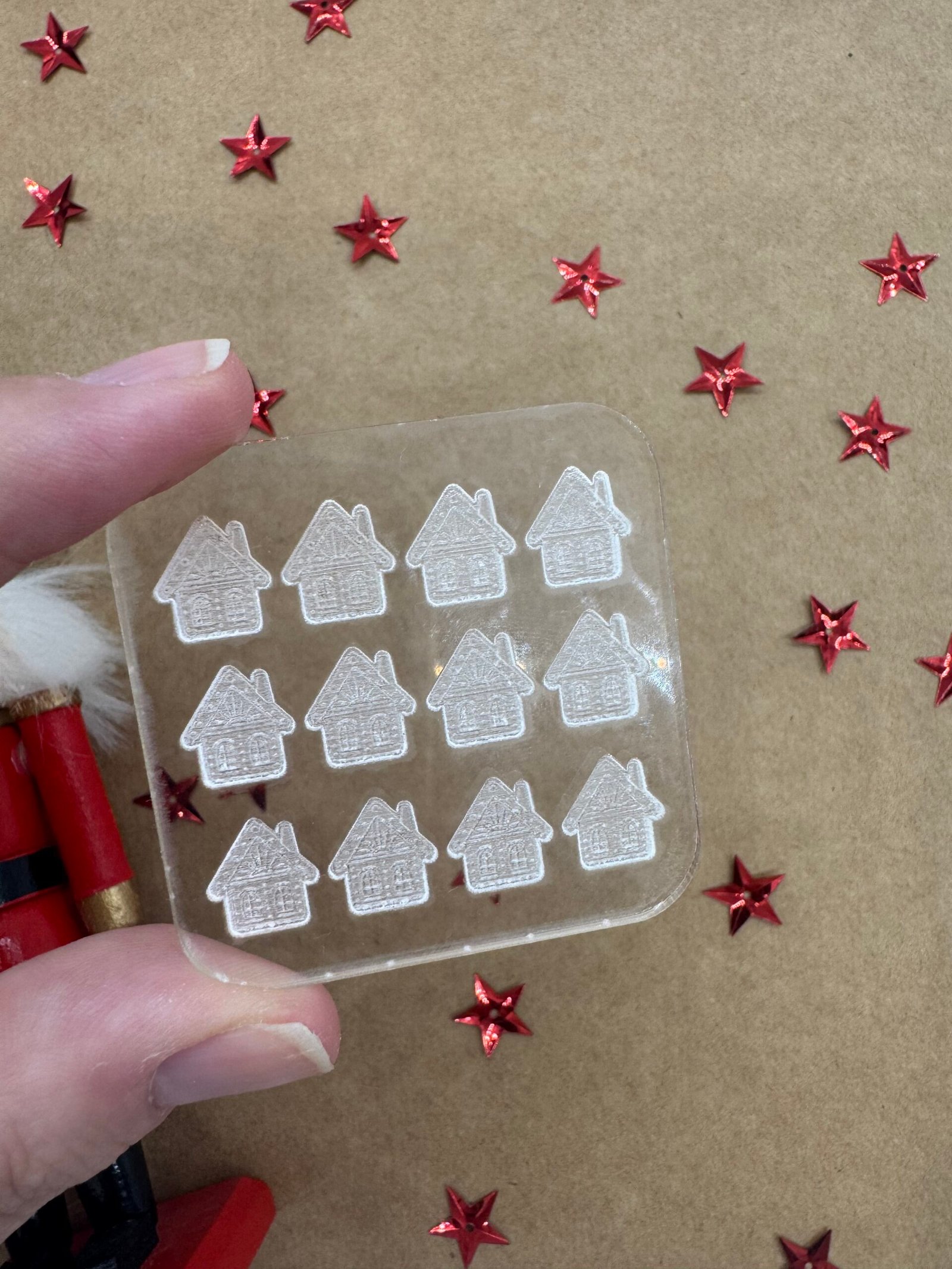 Moldes para SPRINKLES navideños (Pack de 5 + kit desmoldar) - Imagen 14