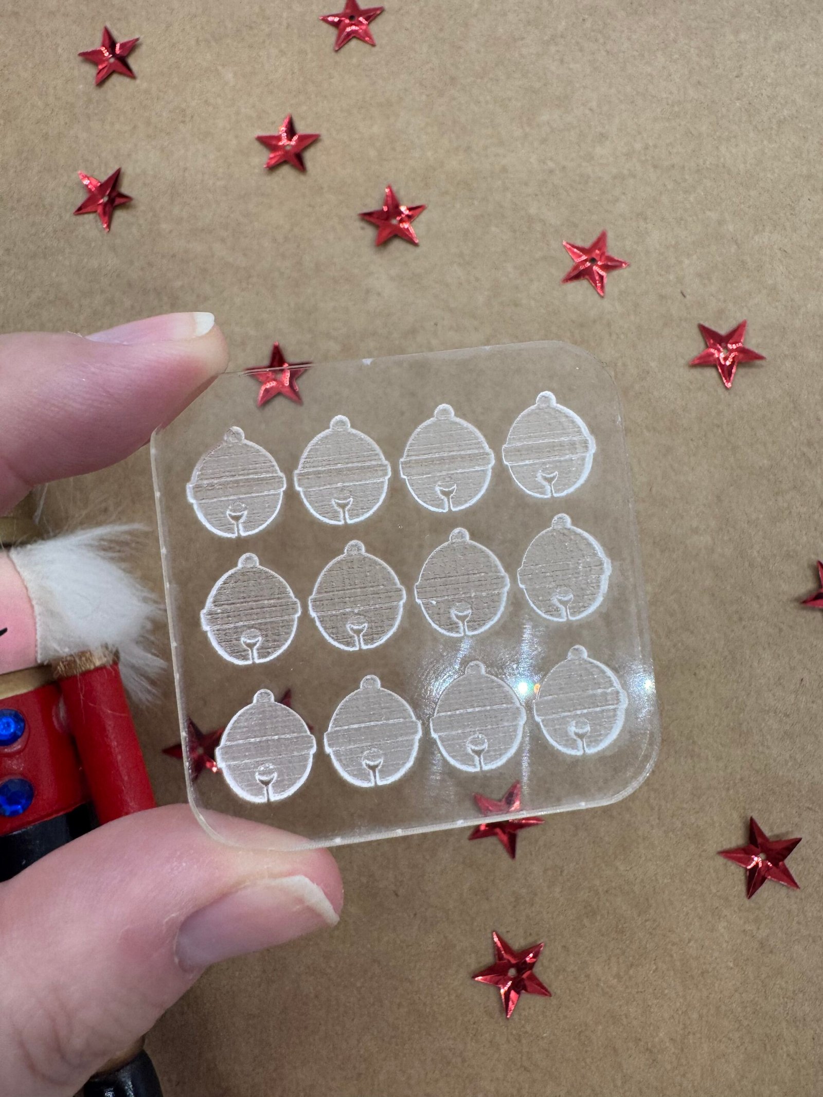 Moldes para SPRINKLES navideños (Pack de 5 + kit desmoldar) - Imagen 4