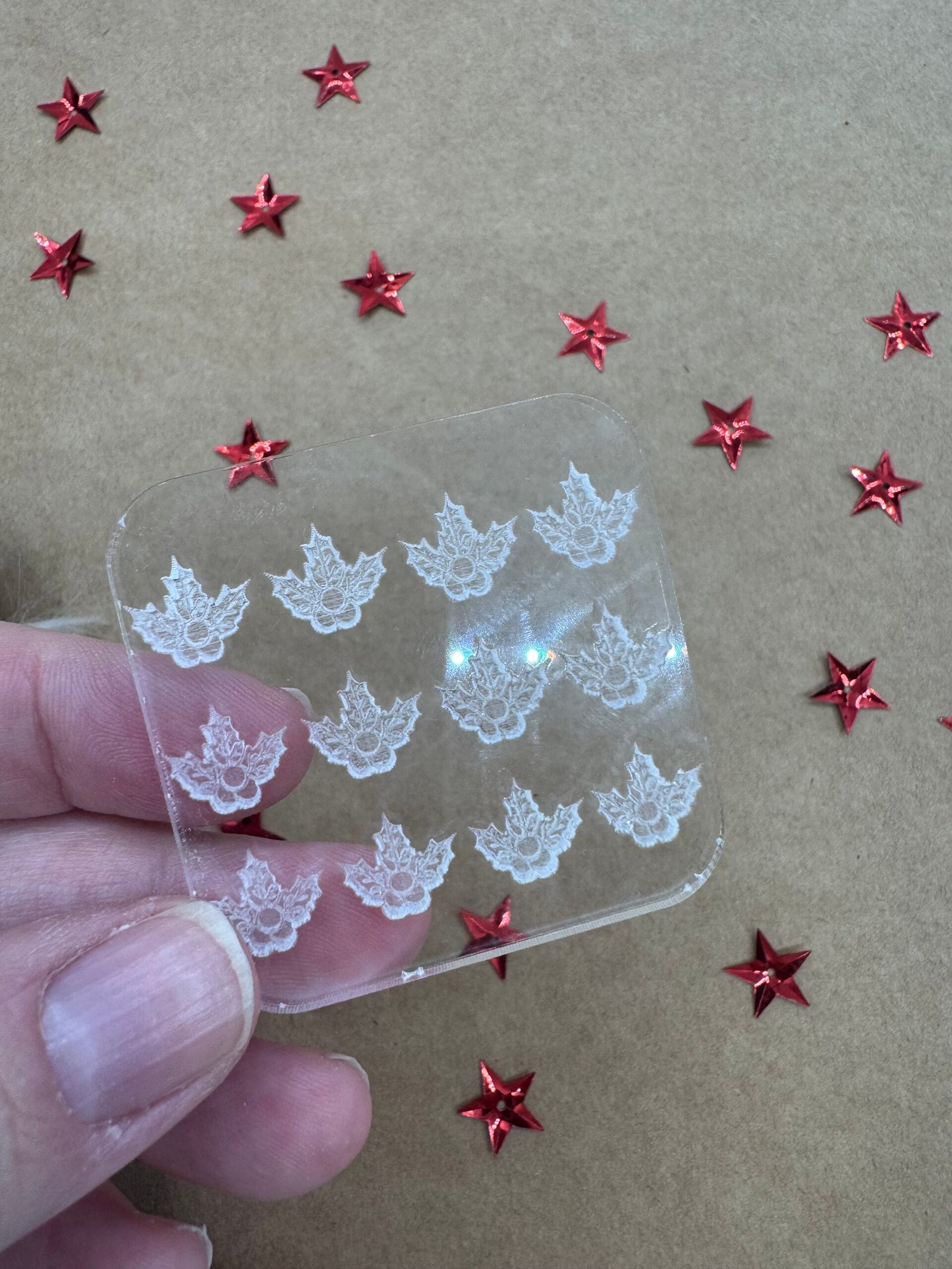 Moldes para SPRINKLES navideños (Pack de 5 + kit desmoldar) - Imagen 8