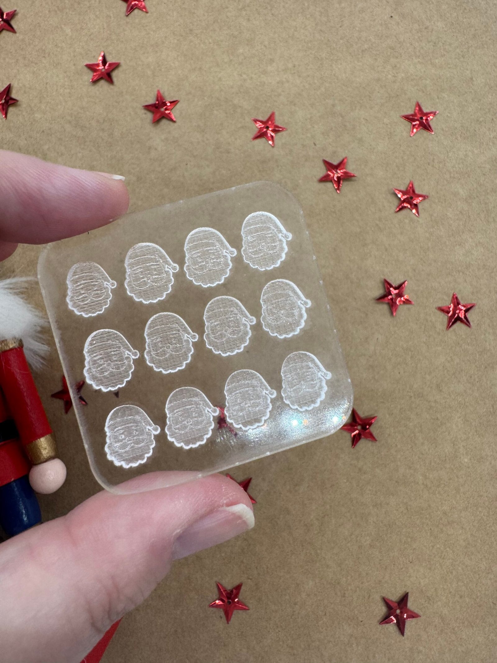 Moldes para SPRINKLES navideños (Pack de 5 + kit desmoldar) - Imagen 6