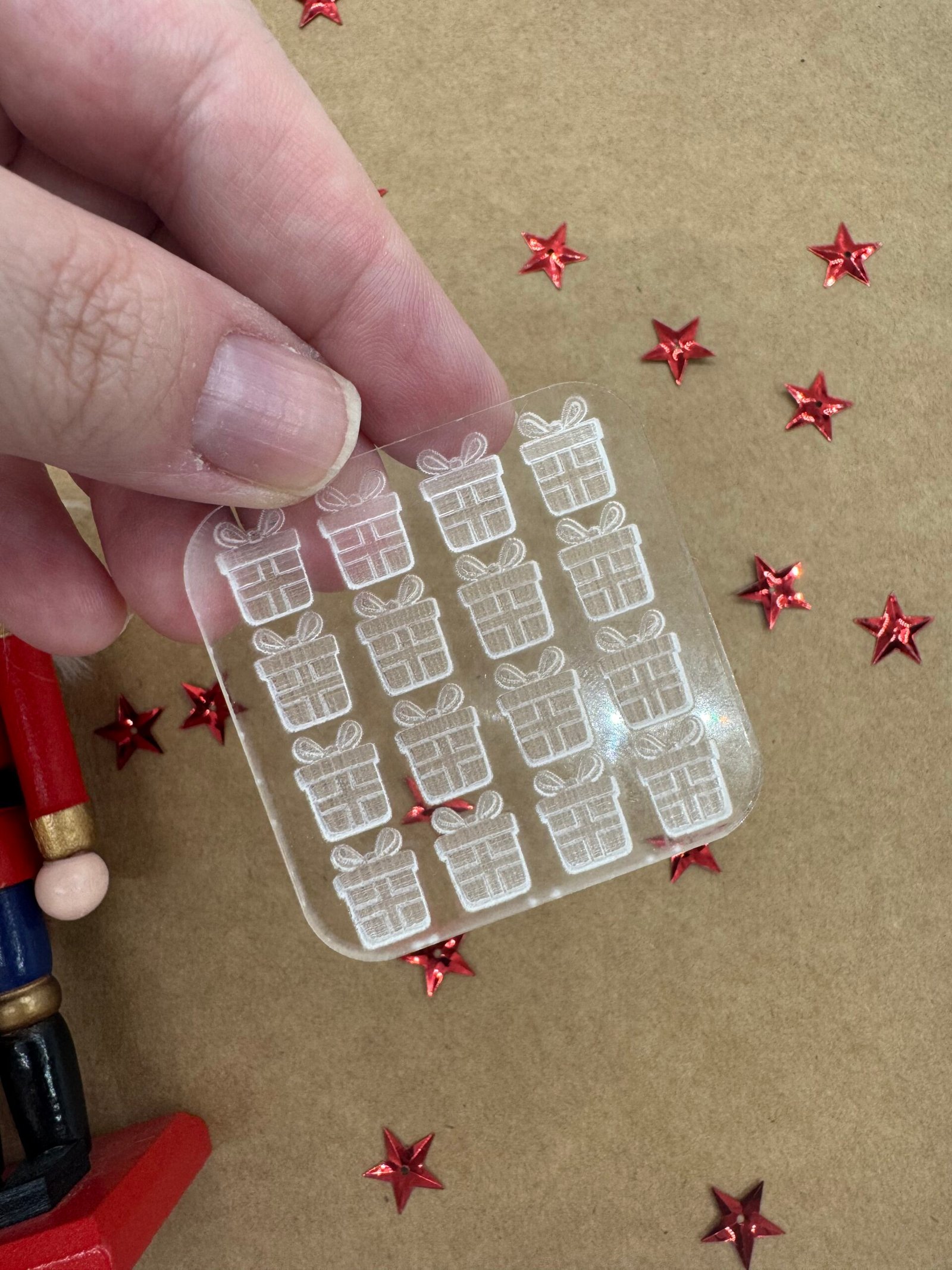 Moldes para SPRINKLES navideños (Pack de 5 + kit desmoldar) - Imagen 10