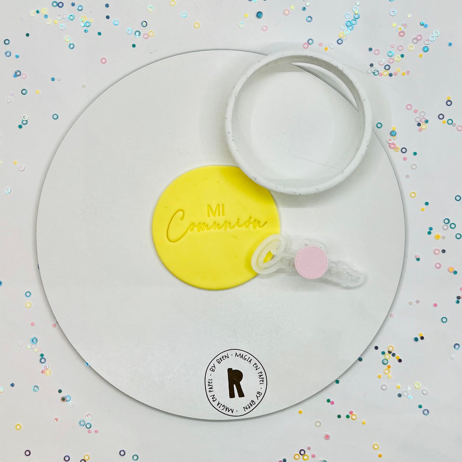 Sello Metacrilato "MI Comunión"