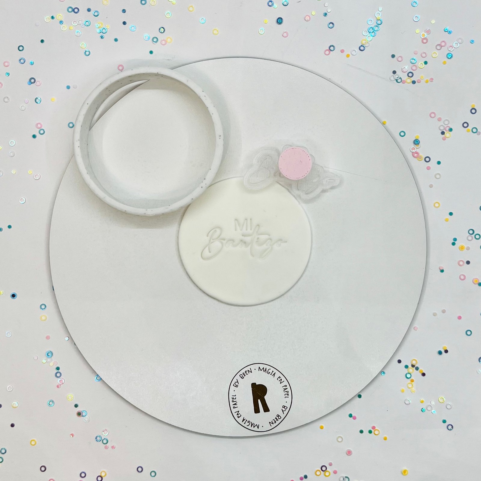 Sello Metacrilato "MI Bautizo"