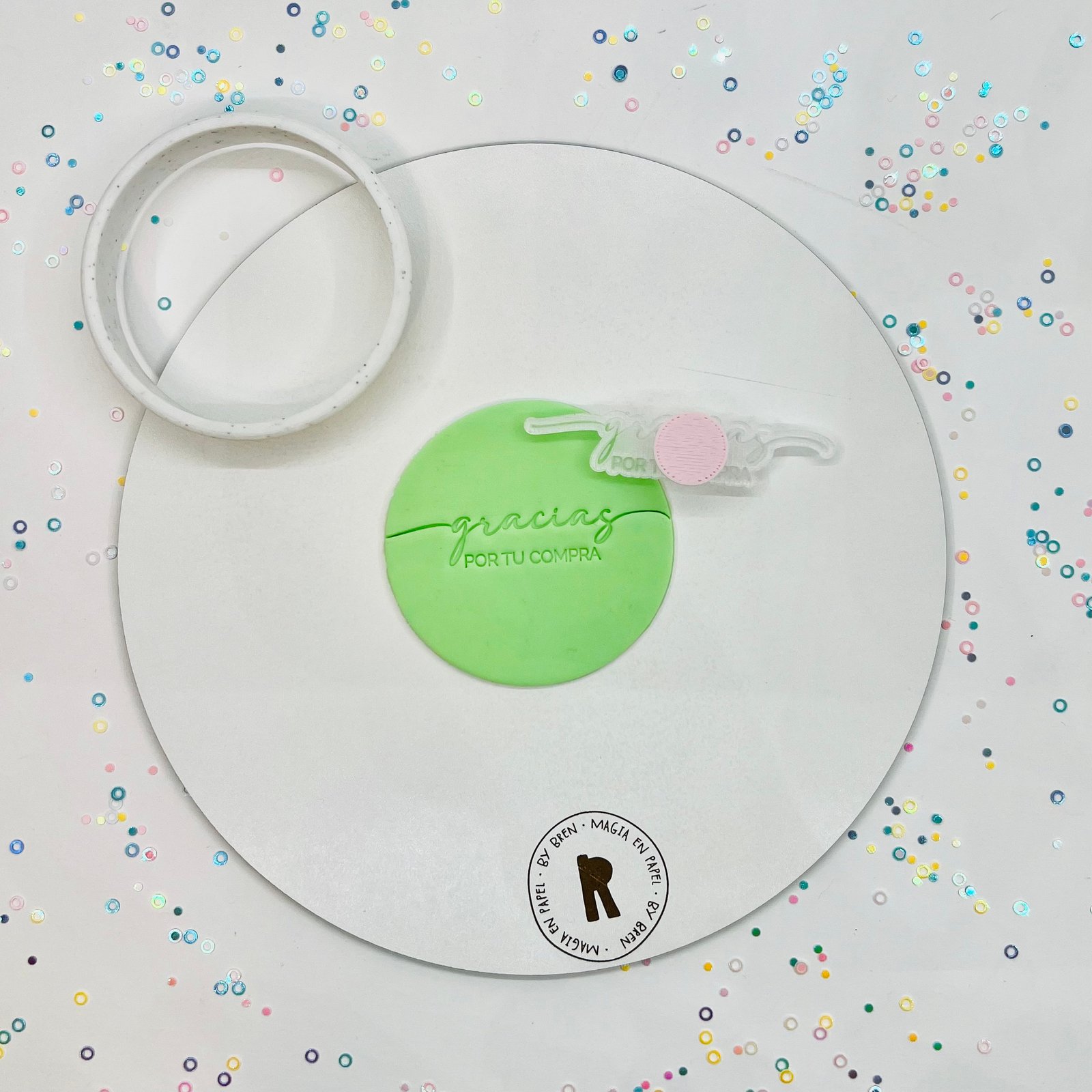 Sello Metacrilato "Gracias por tu compra"