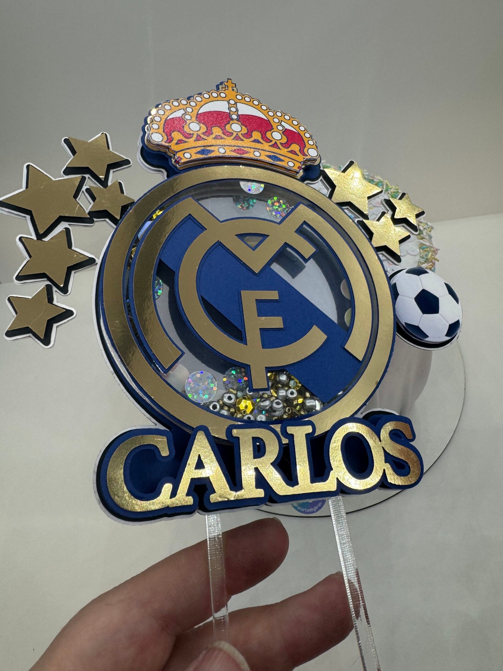 Cake topper SHAKER Real Madrid