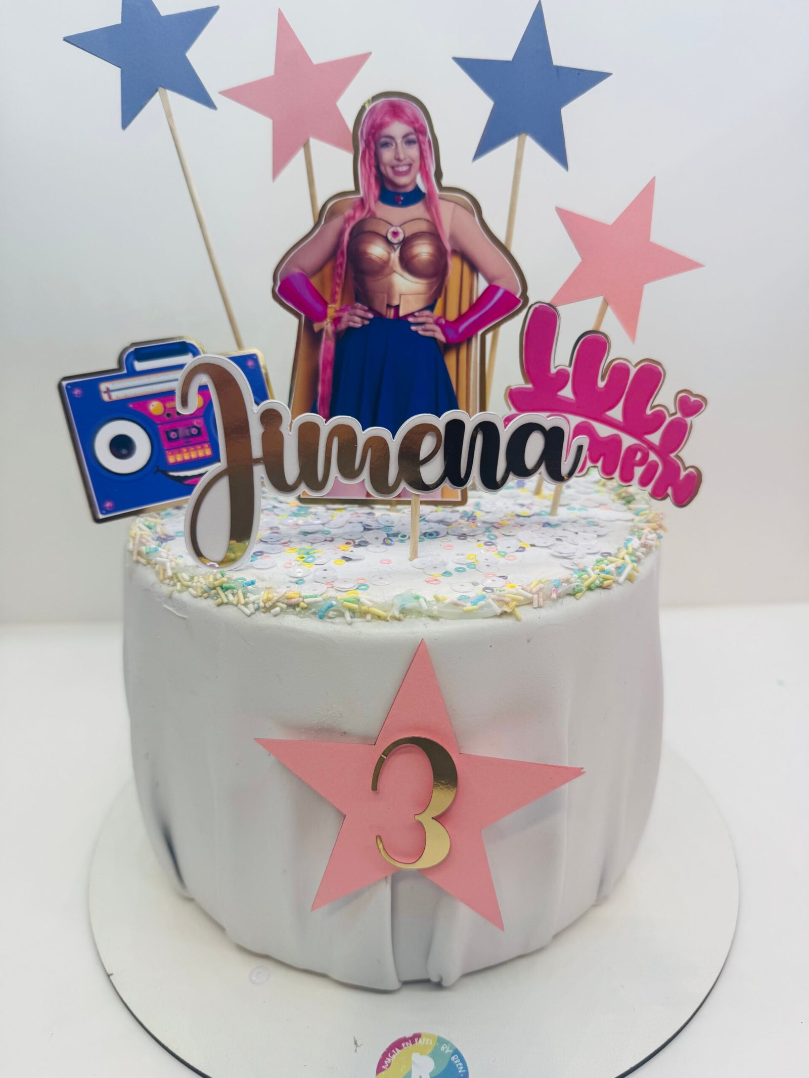Cake topper Luli Pampín